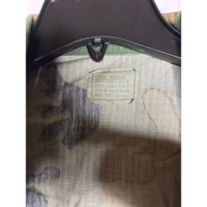 US‎ Military Woodland Camo Combat Jacket Coat Men's Large Regular hot weather